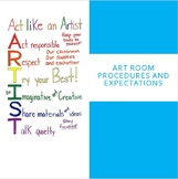 Visual Art Room Expectations