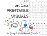 Art Room Labels -EDITABLE Printables for cleanup, organiza
