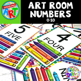 Art Room Numbers Poster Set FREE