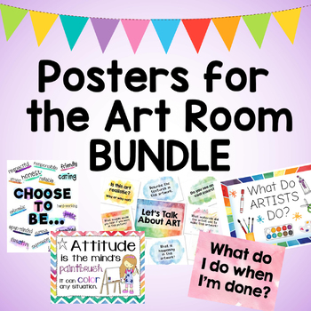 Preview of Art Room Posters BUNDLE