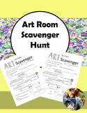 Art Room Scavenger Hunt (Editable)