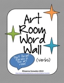 Art Room Verb Word Wall
