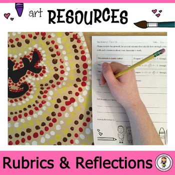 Preview of Art Rubrics. Self Reflections. Peer Evaluations for the Art Classroom. Grade 3-8