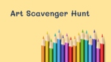 Art Scavenger Hunt (PowerPoint version) ~ Great Engaging V