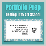 Art School Entrance Portfolio "Fox's Top 10" Artworks High