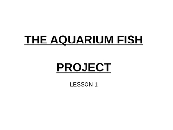 Preview of Art Sea Life Unit of work with lesson guides and worksheets