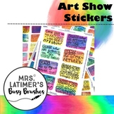 Art Show Stickers