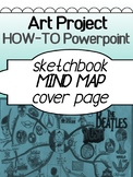Art Sketchbook Cover Page - Mind Map (brainstorming process)