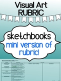 Art - Sketchbook MINI rubric - for high school