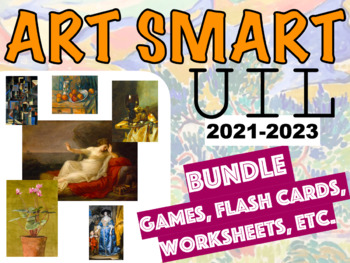Preview of Art Smart UIL BUNDLE - 2021-2023 list