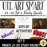 Art Smart UIL Set 3 of 4 Study Bundle--Prints 21-30--GROWI