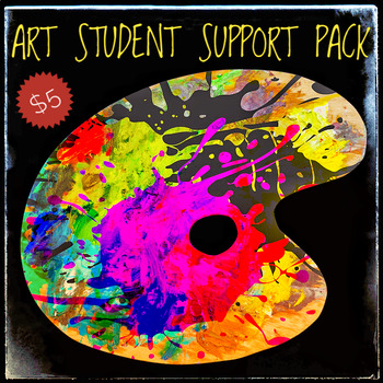 Preview of Visual Art Student Support Pack