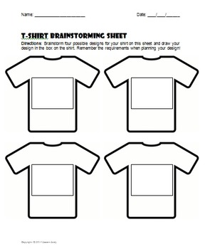 T Shirt Printable, 1st Grade Art Resource