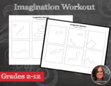 Art Sub Plan, Imagination Workout, Creativity Doodles - Ar