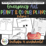Art Sub Plans - Vol 1 - Emergency Plans - Print & Go, No P