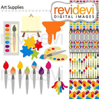 Art Supplies, Clip Art