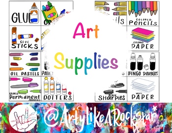 Art Supplies PDF - Layers of Learning