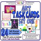 Art Activities Task Cards Set 1
