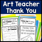 Art Teacher Appreciation Day | Thank You Card  for Art Teacher