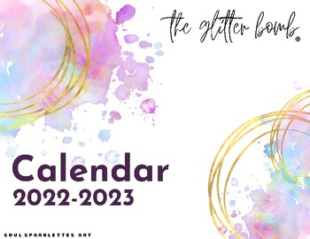 Preview of Art Teacher Calendar/Planner