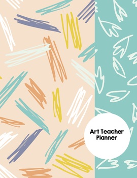 Preview of Art Teacher Planner K-12 - Palm Springs – UPDATED 2024-2025