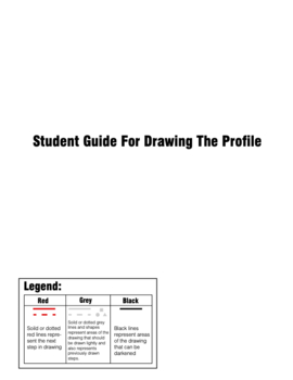 Preview of Art Teachers: Students Guide To Drawing The Profile