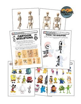 Preview of Art Technique Figure Drawing Popular Cartoon Skeleton Anatomy Lesson M Paulus