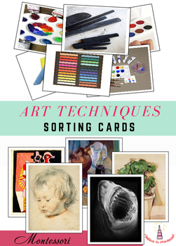 Preview of Art Techniques Sorting Activity
