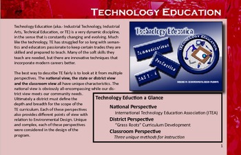 Preview of Art & Technology Education Design- Tech. Ed.