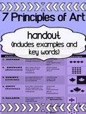 Art - The Principles of Art - Handout
