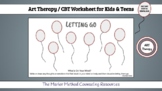 Art Therapy "Letting Go" Worksheet: Trauma, Mindfulness & 