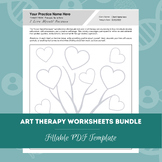 Art Therapy Worksheets Bundle | PDF Template