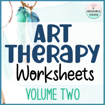Preview of Art Therapy Worksheets - Volume 2, Featuring 30 New Activities