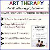 Art Therapy for Middle Schoolers- School Counselling Resou