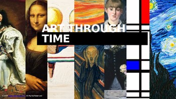 Preview of Art Through Time History 26 Movements Time Periods Presentation Prehistoric-Pop