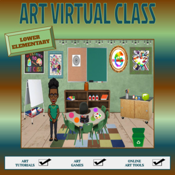 Preview of Art Virtual Class for Lower Elementary