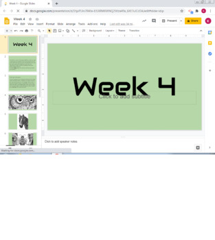Preview of Art Virtual Learning Week 4 Plans Grades 3-8