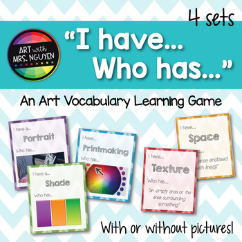 Preview of I have... Who has... (Elementary Art Learning Games)