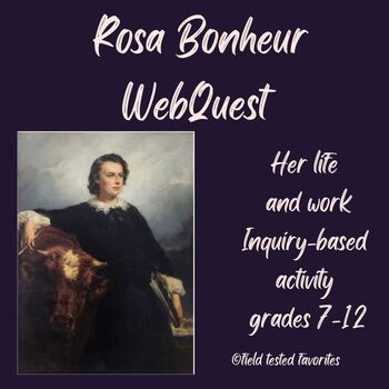 Preview of Art WebQuest:  Rosa Bonheur