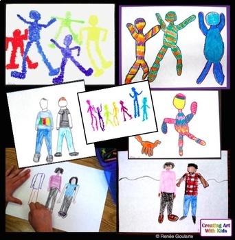 Art Activities Task Card Bundle by Renee Goularte Creating Art With Kids