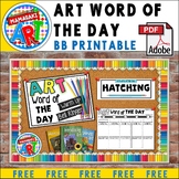 Art Word of the Day Activity