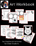 Art Workbook: Elements, Drawing, Colour Theory, Patterning