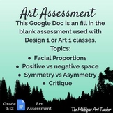Art and Design Assessment Quiz