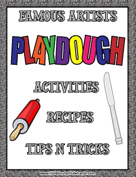 Preview of Art and Playdough Pack (Activity Mats & Recipes)