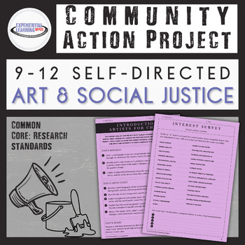 Preview of High School Art and Social Justice Community Action Project