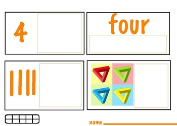 Preview of Count 1-20  with Artwork/Geometric Shapes,Posters/Worksheets (21 pages) Math