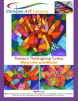 Picasso's Thanksgiving Turkey - Christian Art Lessons