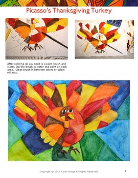 Picasso's Thanksgiving Turkey - Christian Art Lessons