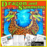 Math and Art Lesson Plan for Kids: Dragon and Symmetry