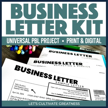 Preview of Business Letter Writing Kit - Complaint Letter - Research Project PBL